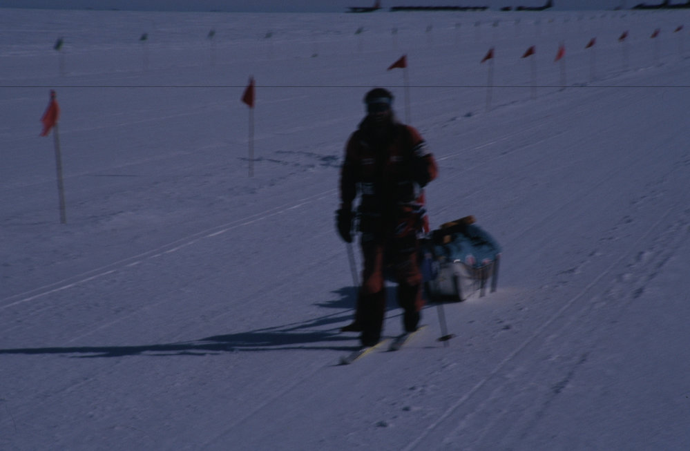 Alone Across Antarctica Borge Ousland Børge Ousland: Solo Across