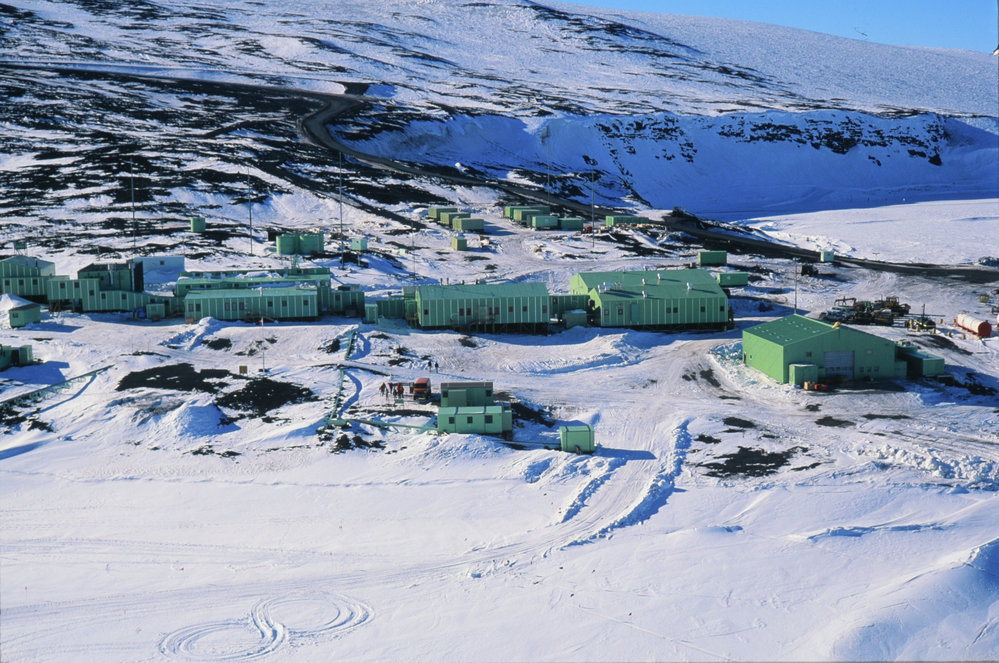 Aerial view of Scott Base | Antarctica NZ