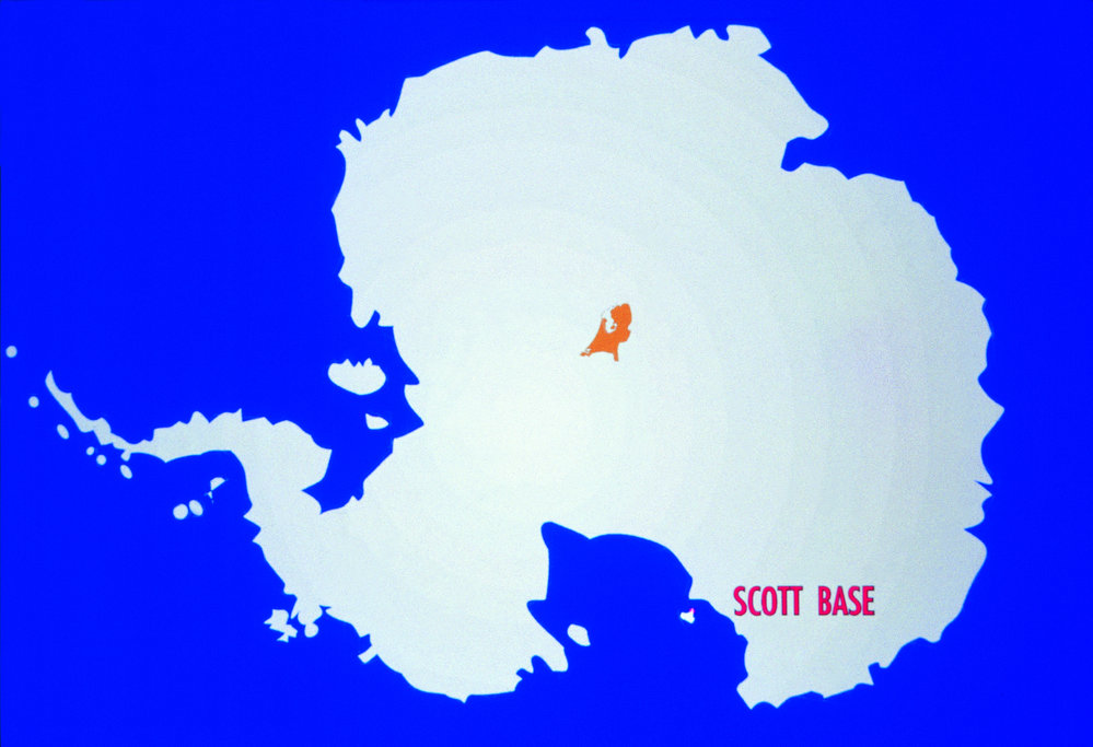 Map of Antarctica showing location of Scott Base | Antarctica NZ