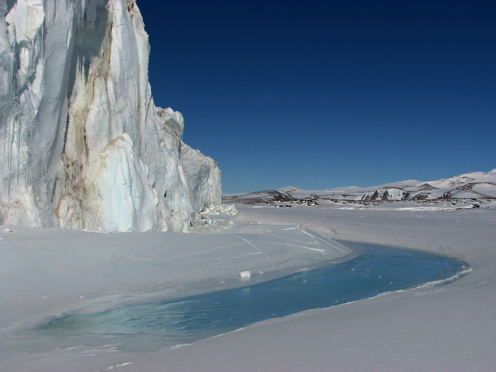 Melt Pool at Glacier\u0026#39;s Edge | Antarctica NZ