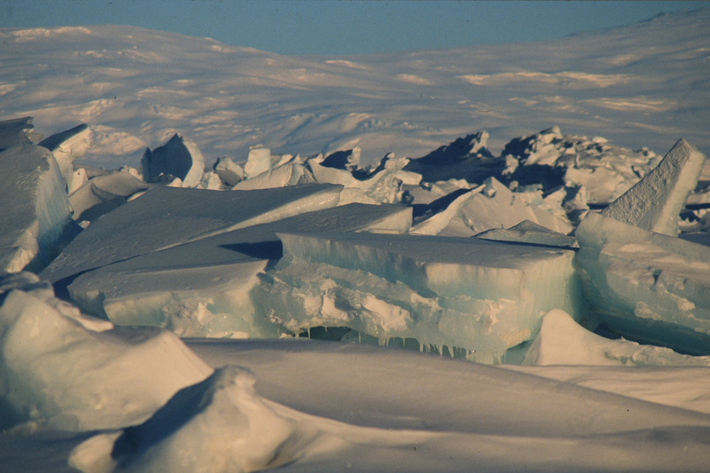 Scott Base pressure ridges | Antarctica NZ