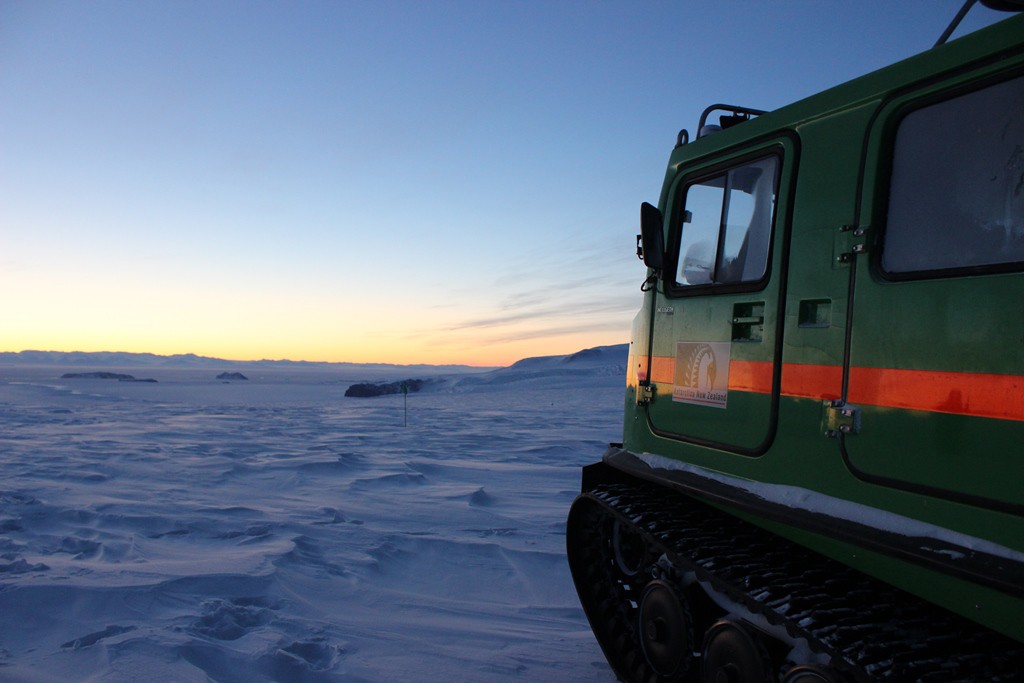 Hagglund parked up at room with a view