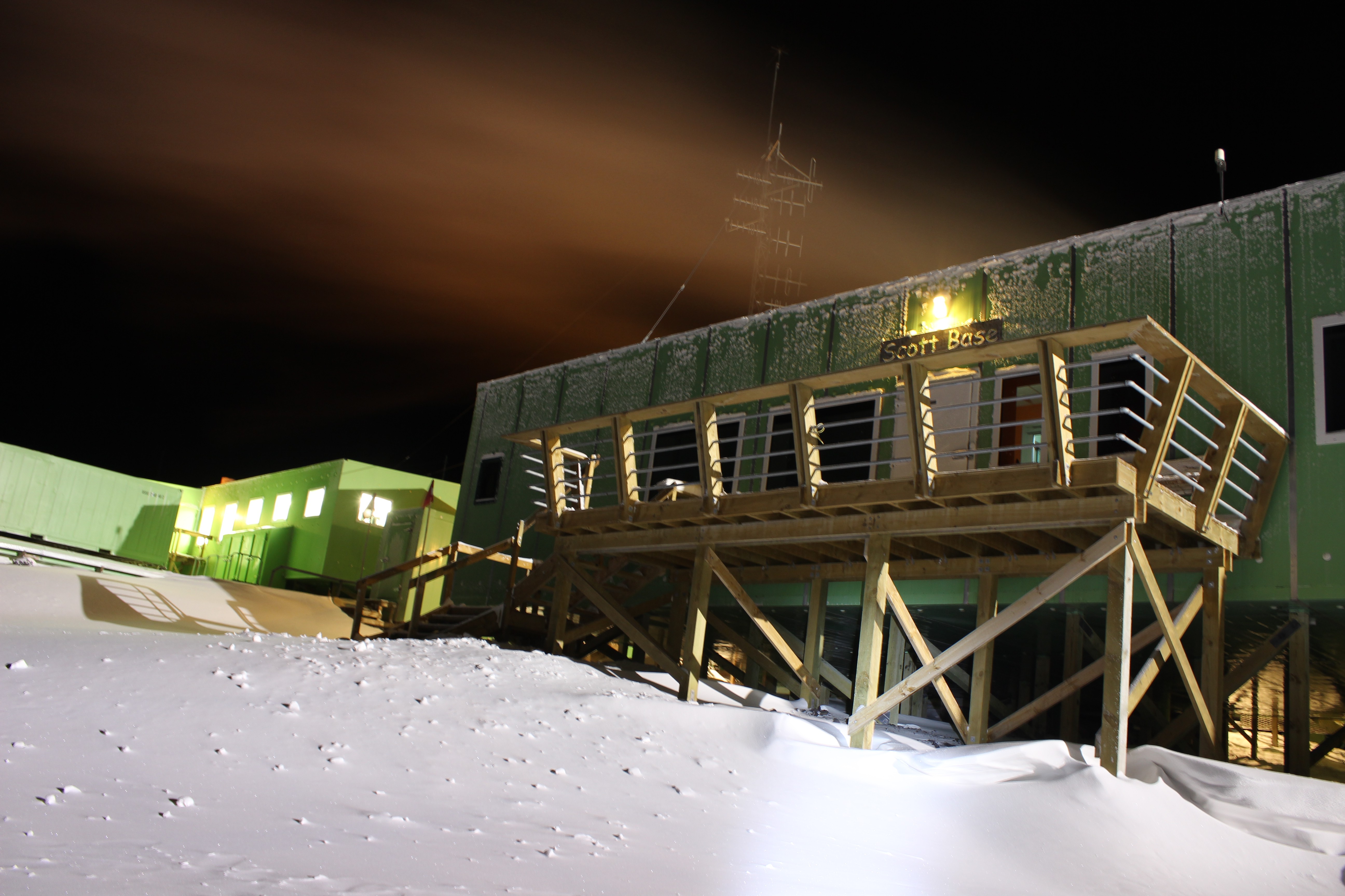 Scott Base at lunchtime