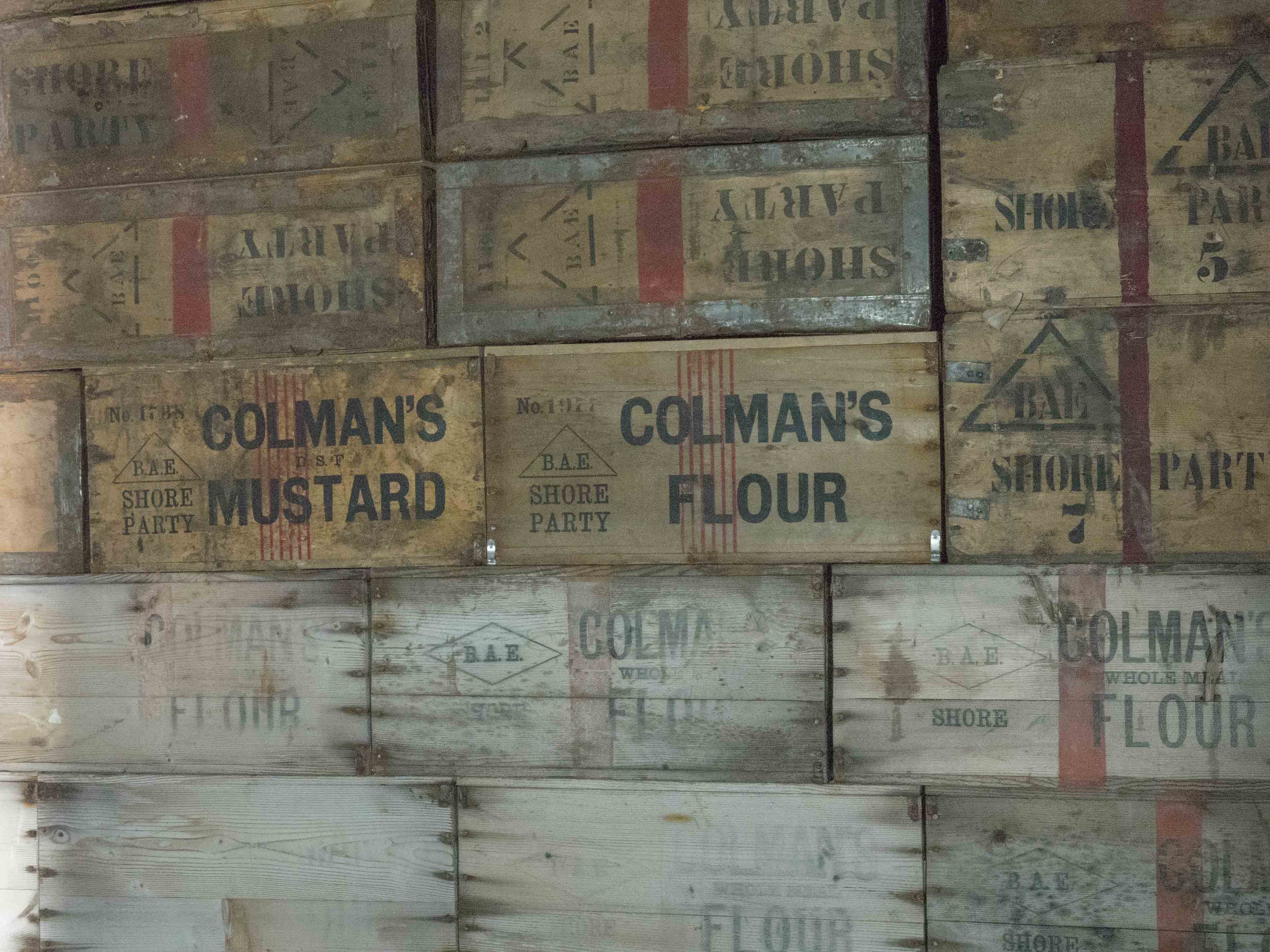 Stores from inside Scott's Terra Nova Hut