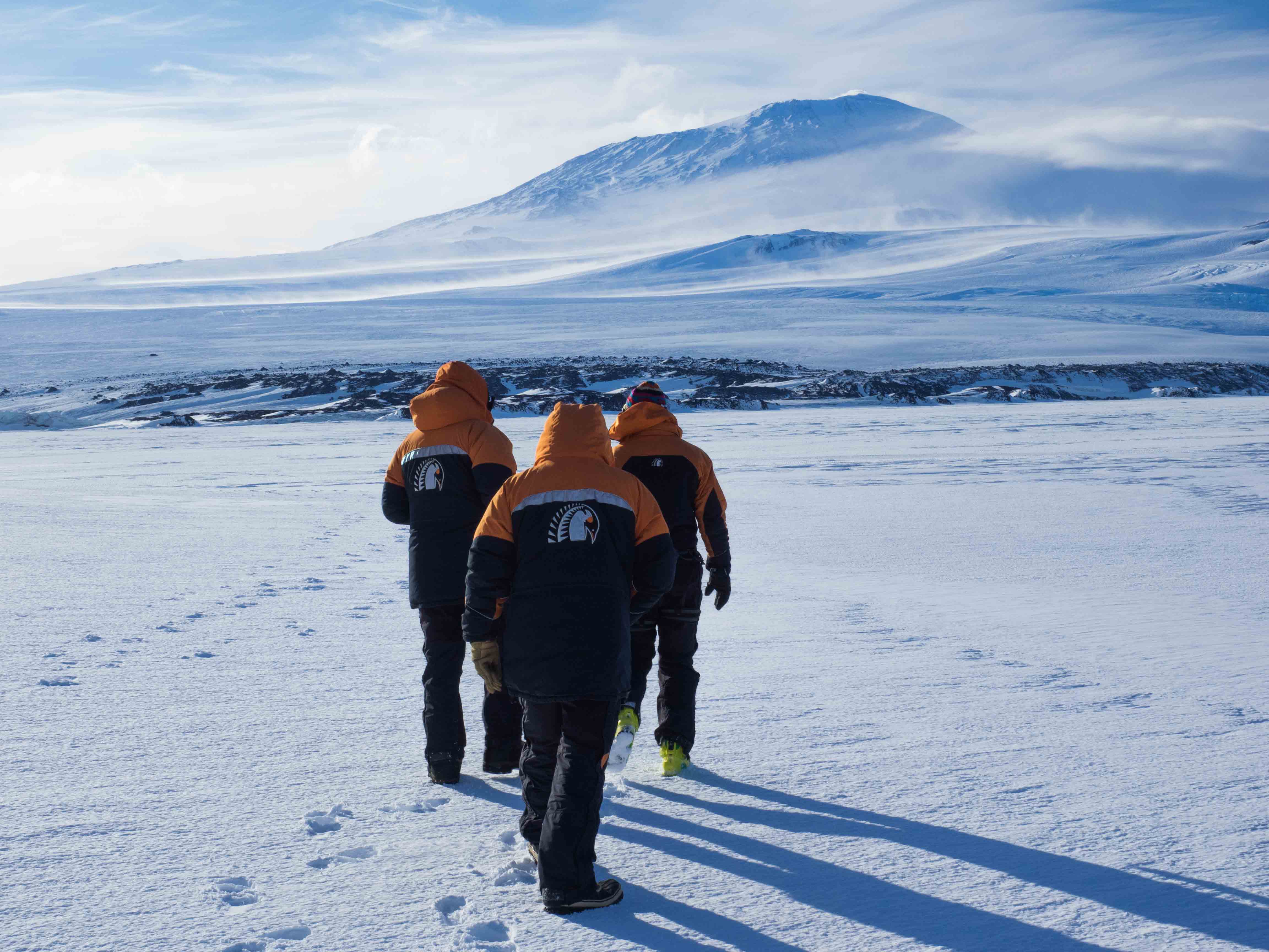 Heading towards Mt Erebus