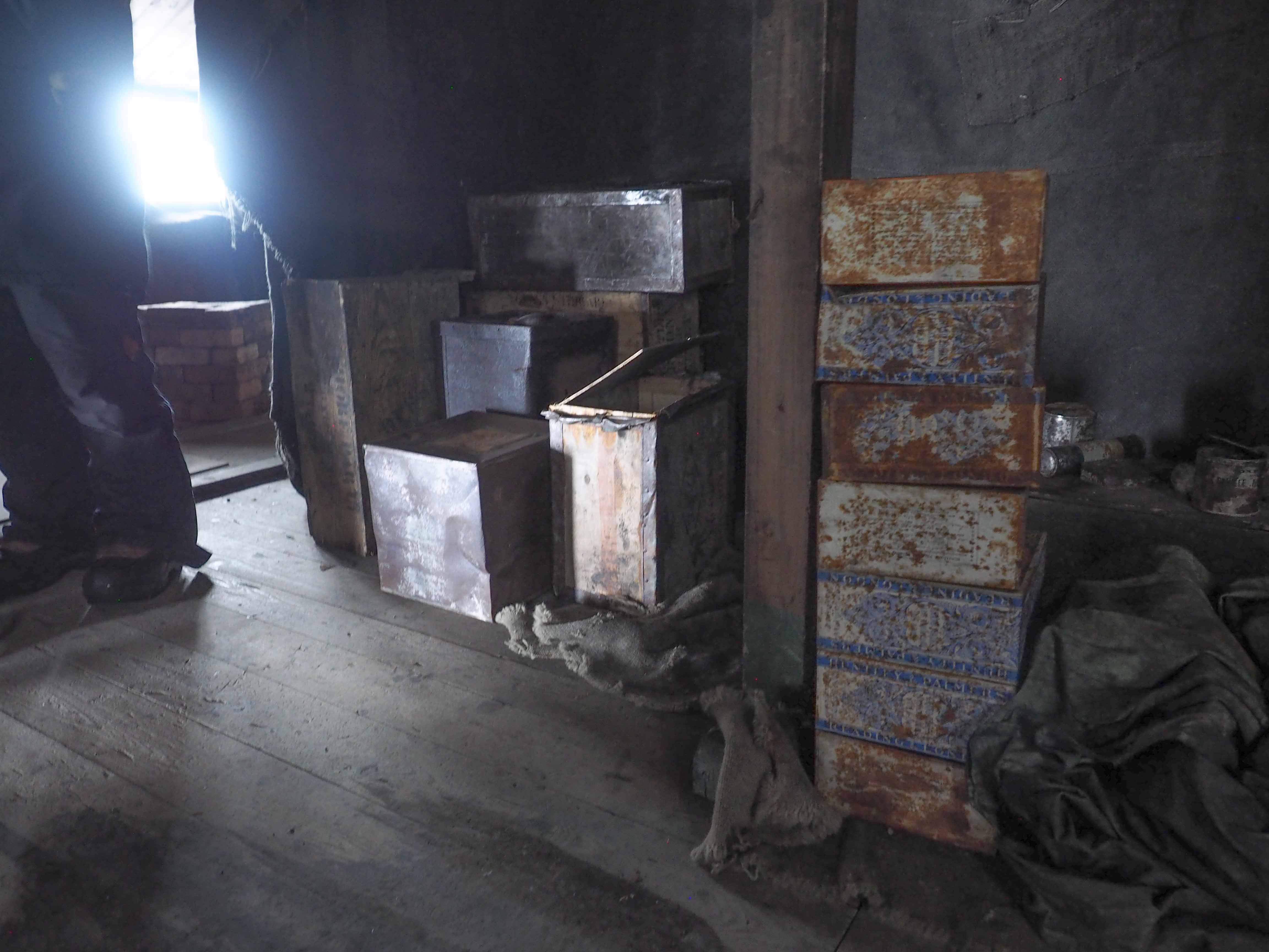 Interior of Discovery Hut