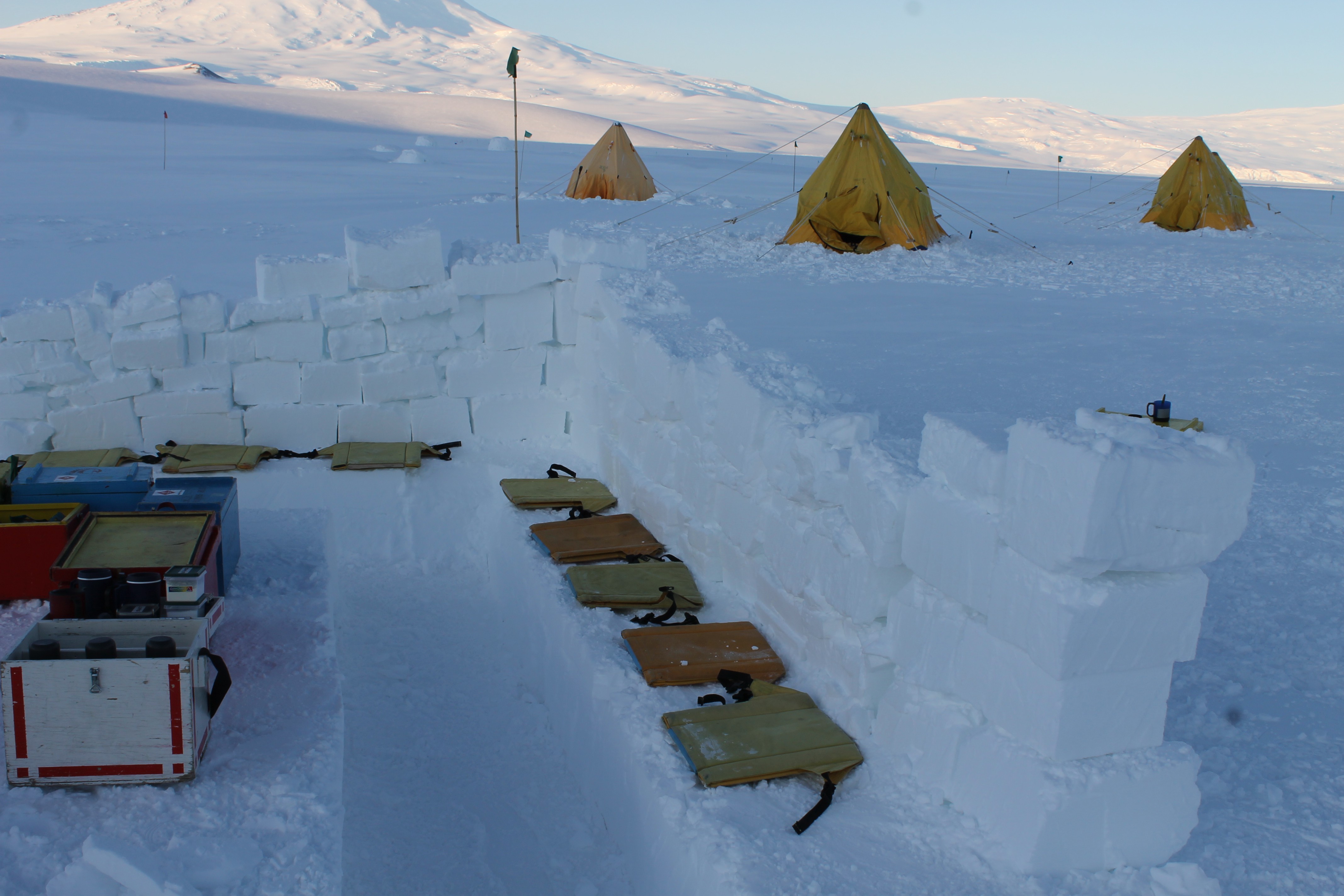 Our camp and kitchen for fielding training