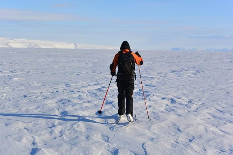 Myself off for a cross country ski