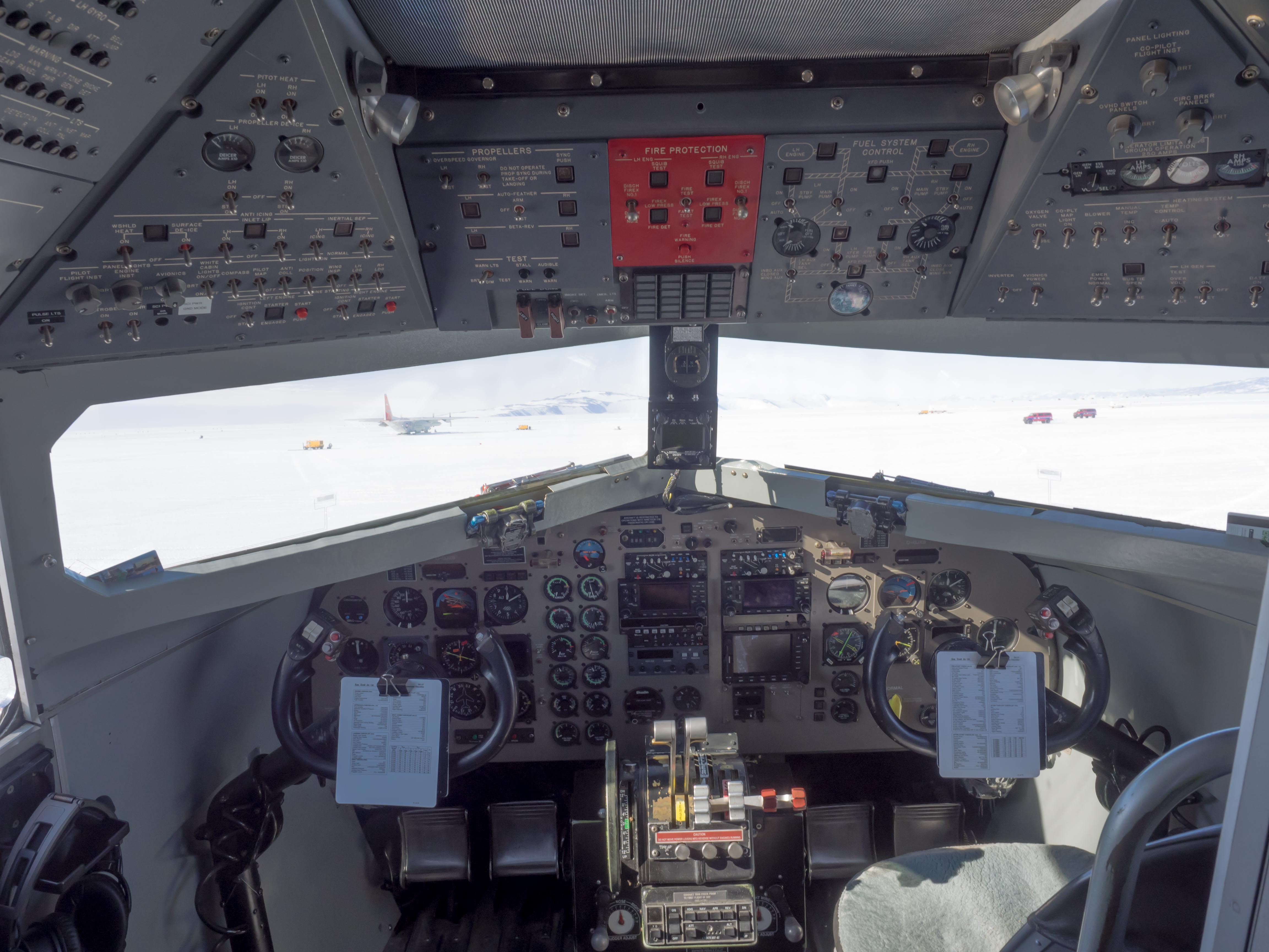 Flight Deck of Basler