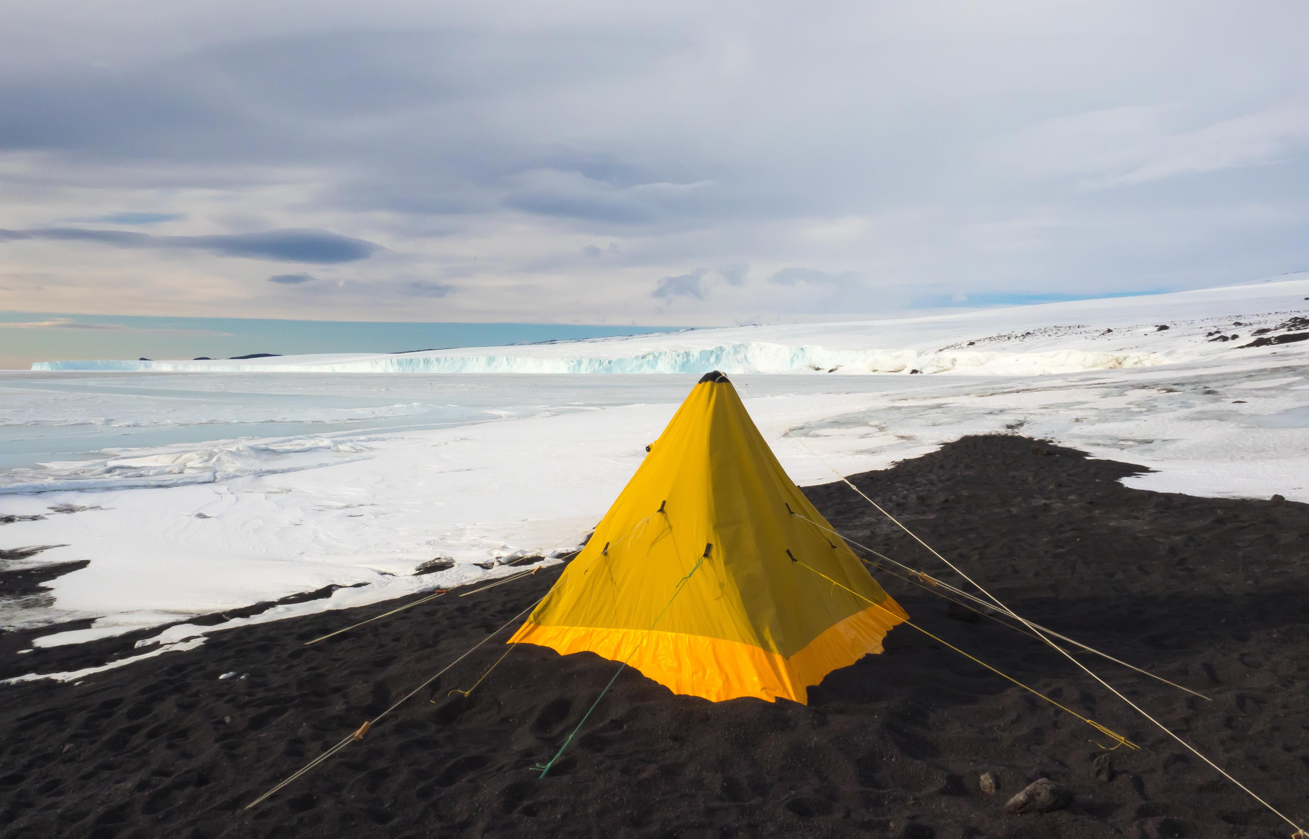 Tent site at Cape Evans
