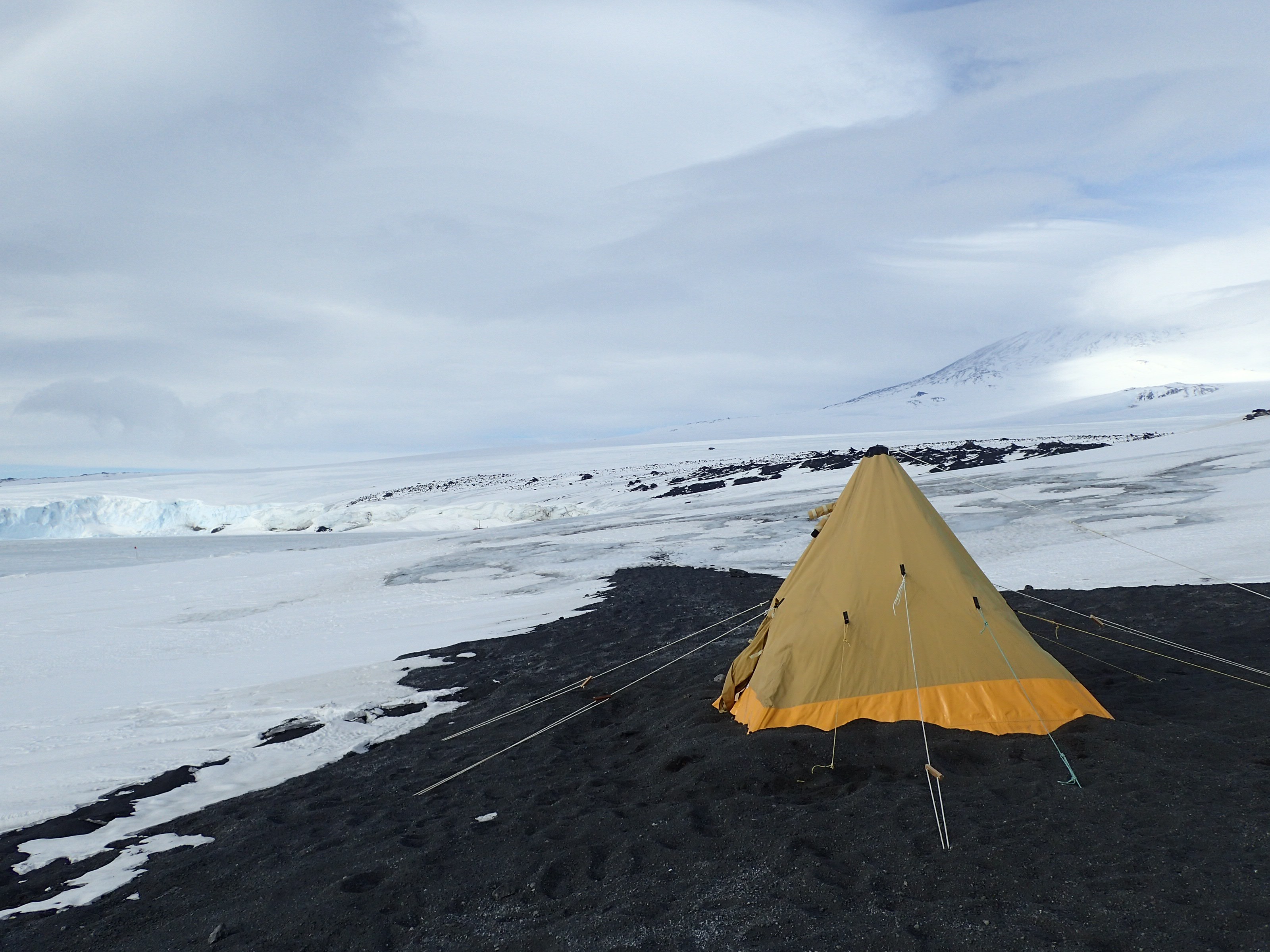 One of the tents at our campsite