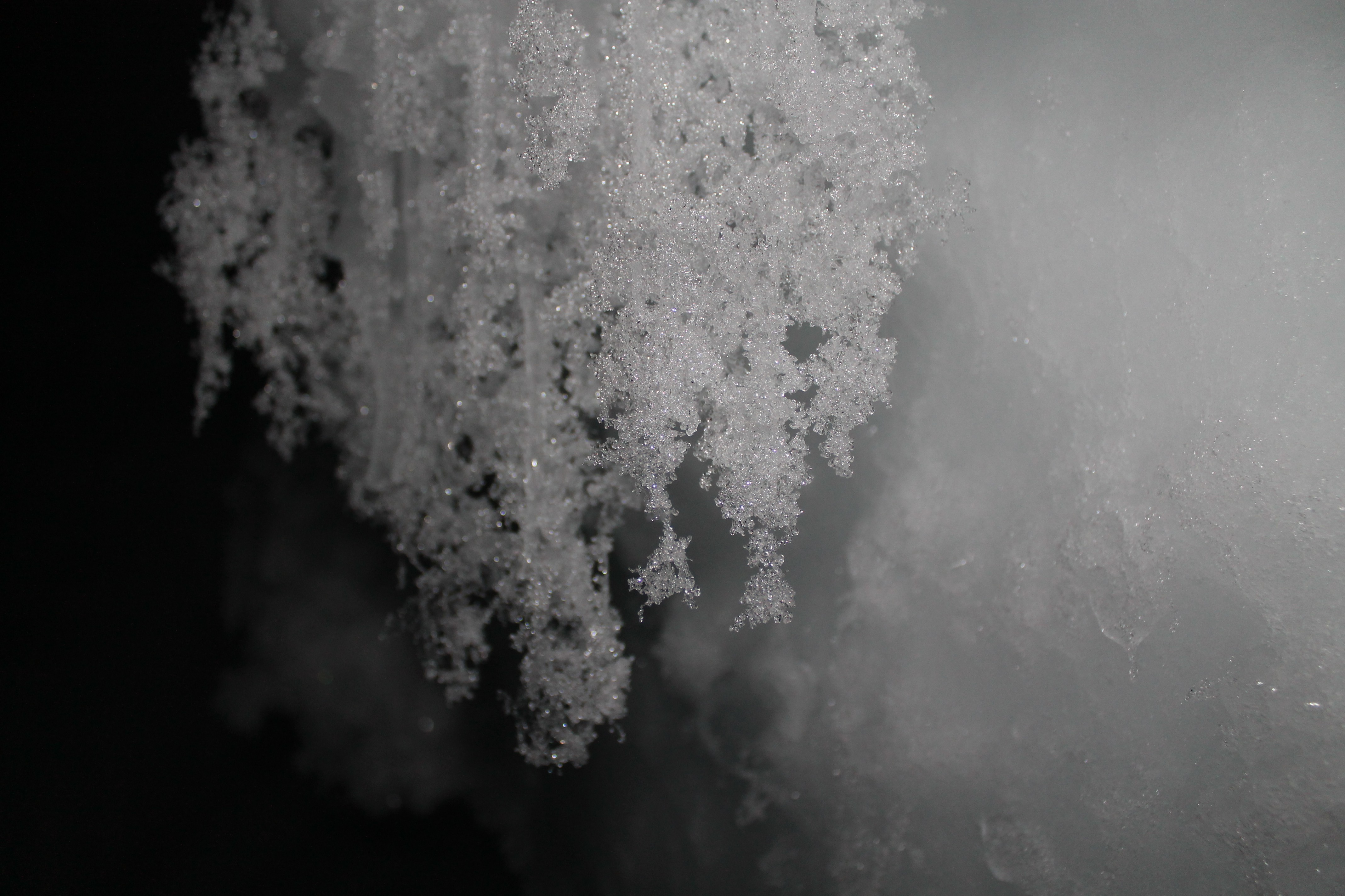 Ice Crystals in side cave