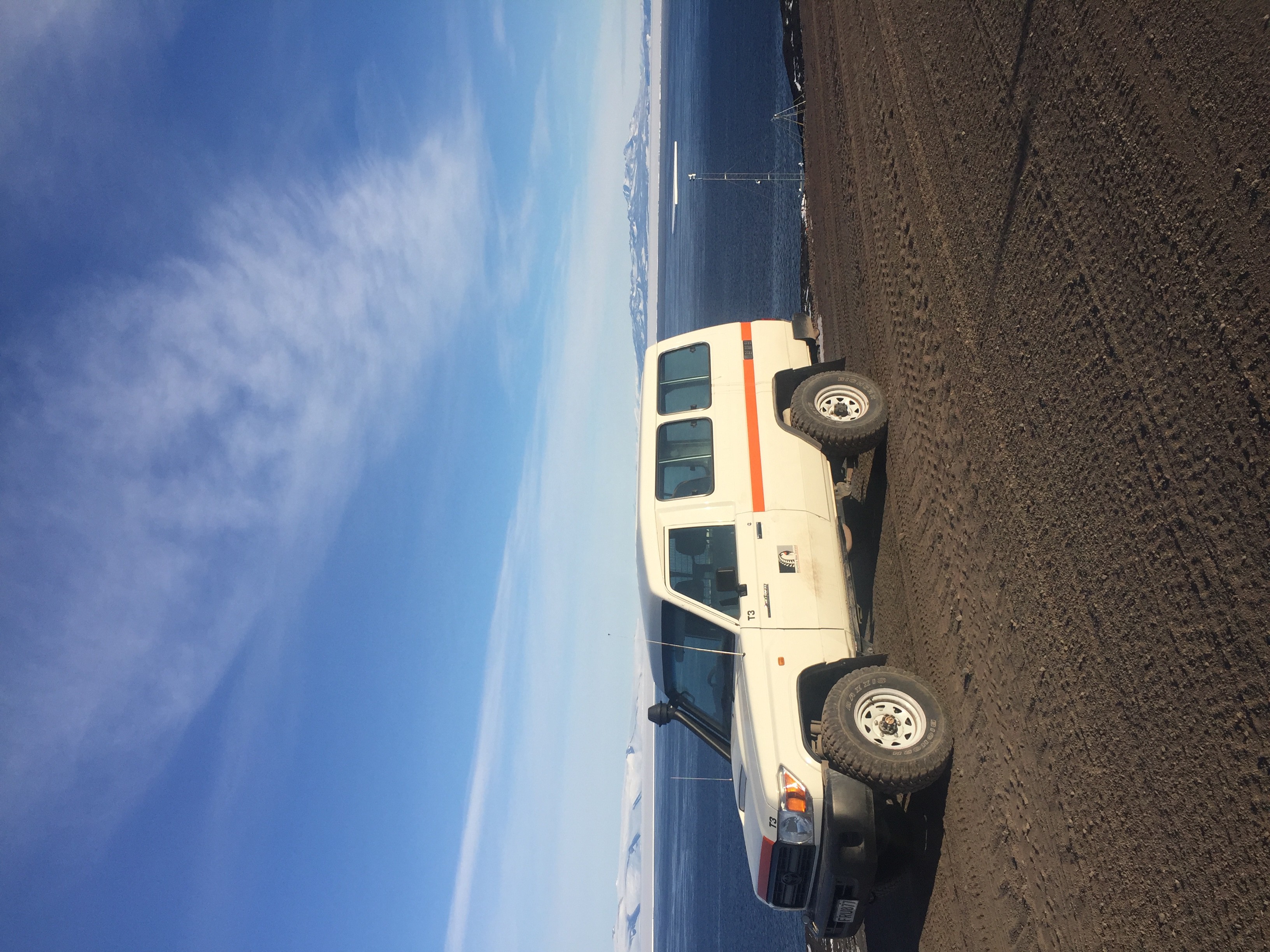 T3 parked up for a quick photo on my way back from McMurdo