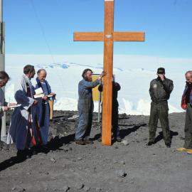Dedication of Erebus Cross