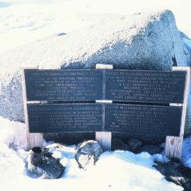 Campbell's "igloo' plaques, Inexpressible Island
