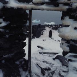 Doorway Nordenskjold's Hut