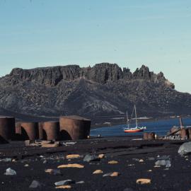 Belgian Yacht 'Williwaw' at Norwegian Whaling Base