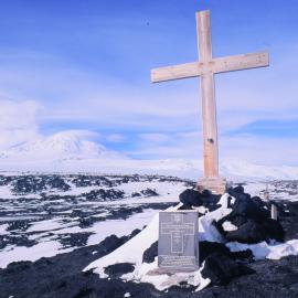 Memorial Cross at Cape Evans