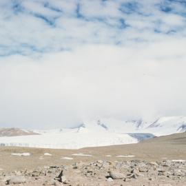 Adams Glacier in upper Miers Valley