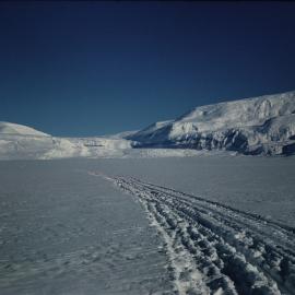 Looking from Lower End of Axel Heiberg Glacier