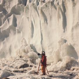 Franz Lazi at Bartley Glacier