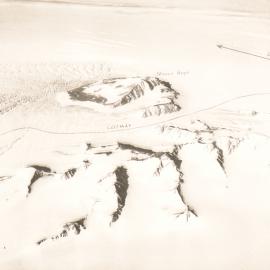 Beardmore Routes- Scott and Shack's route through the gateway