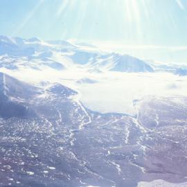 Howchin Glacier and Walcott Bay in foreground