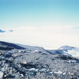 View NE across Marsh Glacier from Miller Range