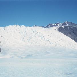 Ice fall on the west side of the Convoy Range in the northern foothills