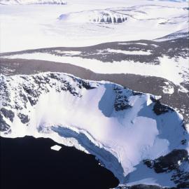 Over Cape Russell to Priestley Glacier. Terra Nova Bay