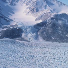 Glacier from Deep Freeze Range to Priestley Glacier. Terra Nova