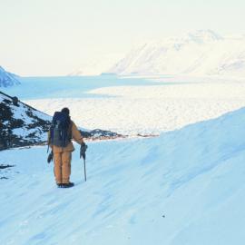 Looking east up Priestley Glacier from Black Ridge