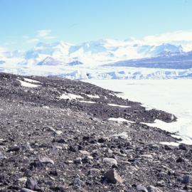 Radian Glacier from Heald Island and Royal Society Range
