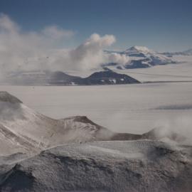 Upper Shackleton Glacier- Baldwin Glacier upper right