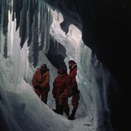 In ice caves