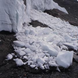 Suess Glacier- terminal debris
