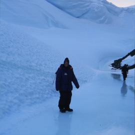 Windscoop at Vesleskarvet Nunatak