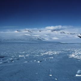 View of Mt Shapeless, Mistake Peak, south side as seen from north side of Mt Fleming