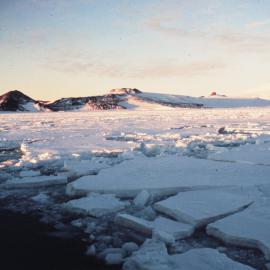 Cape Armitage, Pram Point from USGCG Northwind while breaking out Willy's Field ice