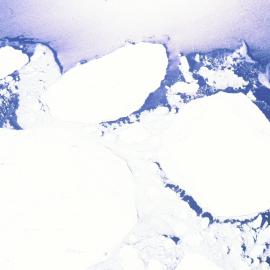 Aerial View of Pack Ice