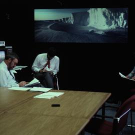 Meeting in the DSIR Antarctic conference room