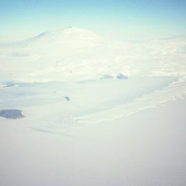Ross Island, showing Mts Erebus and Terror, Erebus Glacier Tongue and Dellbridge Islands