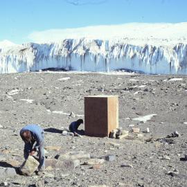 Outhouse at Fryxell, Canada Glacier