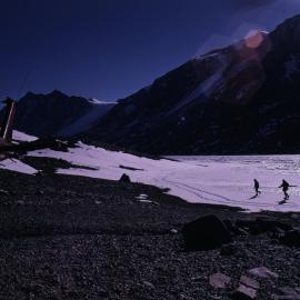 Lake Hoare, Suess Glacier left distance