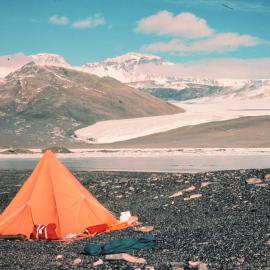 Lake Miers and Miers Glacier, Koettlitz Dry Valleys