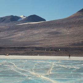 New moat ice, Lake Vanda