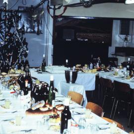 Christmas dinner table 