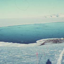 From Crater Hill, open water and Scott Base