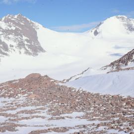 View Across Salient Glacier from Frostbite Spine