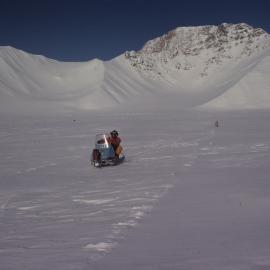Crossing O'Kane Canyon, Baxter in background